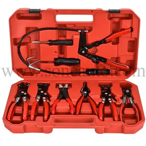 9PCS Flexible Hose Clamp Set