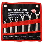 (101) 6 Pcs Flare Nut Wrench Set 8×109×1110×1212×1413×1514×17mm (BESITA) (6218)