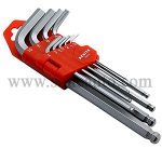 (47) 9Pcs Long Ball Hex Key Set 1.5-2-2.5-3-4-5-6-8-10mm (BESITA) (6203)