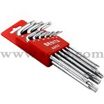 (50) 9Pcs 5-Star Hex Key Set TS10-TS15-TS20-TS25-TS27-TS30-TS40-TS45-TS50mm (BESITA) (6802)