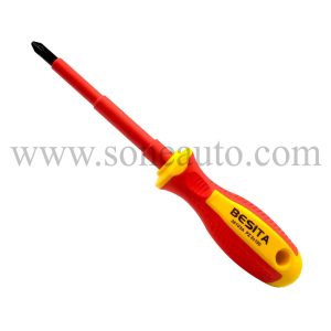 Insulated PZ Screwdriver (PZ 2 x 100mm)(BESITA)